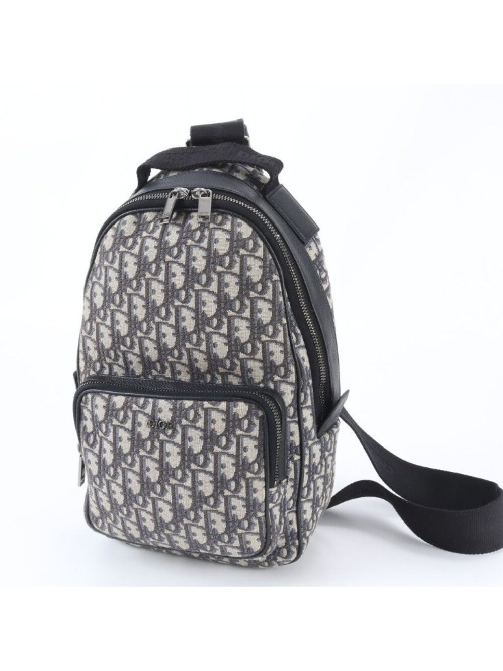 Dior Oblique Sling Bag Leather 2-Way